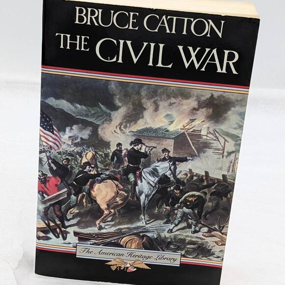 The Civil War The American Heritage Library By Bruce Catton Paperback 1960 - Picture 8 of 11